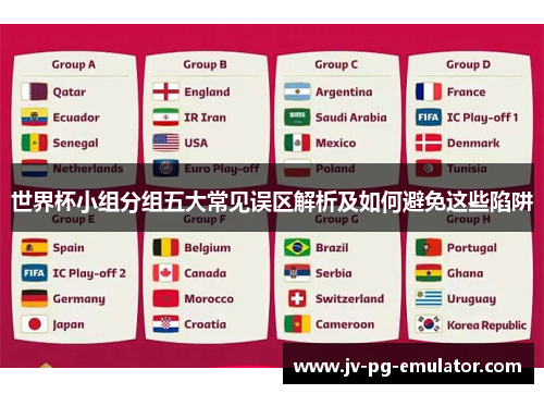 世界杯小组分组五大常见误区解析及如何避免这些陷阱